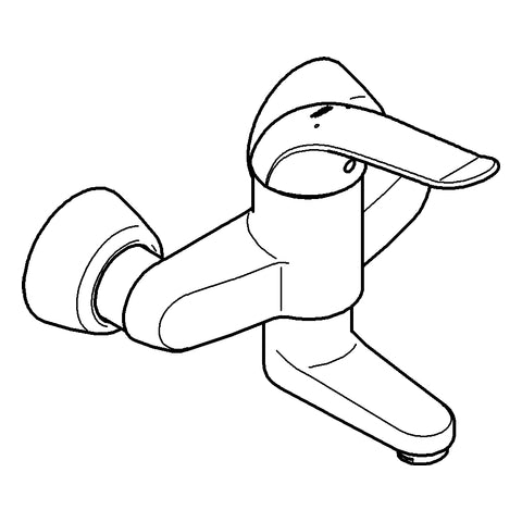 Grohe - WT EHM EUROECO SPECIAL 32770 Ausladung 156 mm S-Anschlüsse chrom