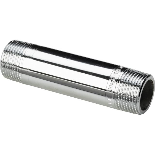Viega - Langnippel 3/4 AG x 80mm 3530 Rotguss verchromt