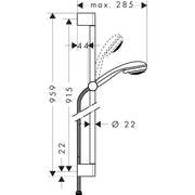 Hansgrohe - Brausegarnitur CROMETTA 85 Vario 900mm 27762000 chrom