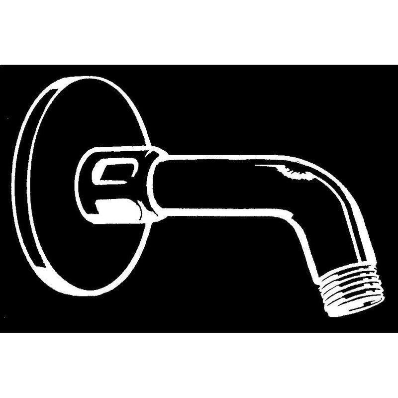 Hansgrohe - Brausearm 1/2 128mm 45 Grad 27411000 chrom