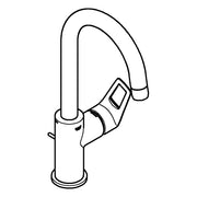 Grohe - EH-Waschtischbatterie BAULOOP 23763_1 L-Size chrom