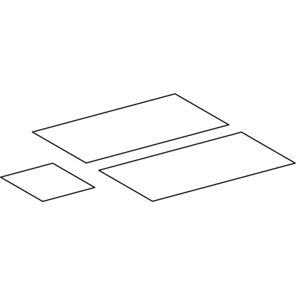Geberit Vertriebs - Auszug Einlegmatten Set, MYDAY WT-US, Modell Y824060-824063