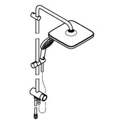 Grohe - Duschsystem Tempesta 250 Cube 26977_1 Umst. KB T. 250 Cube matte black