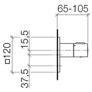 Dornbracht - Fertigset UP Thermostat XTOOL LULU 36416710-00 chrom