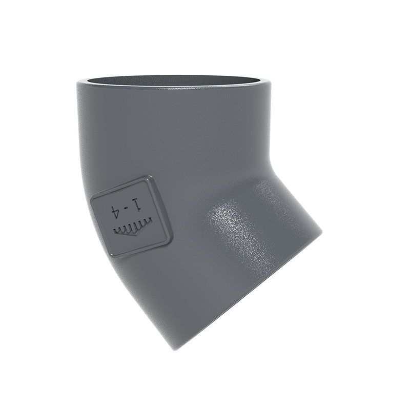 Fornatis - Bogen DN 150 45 Grad