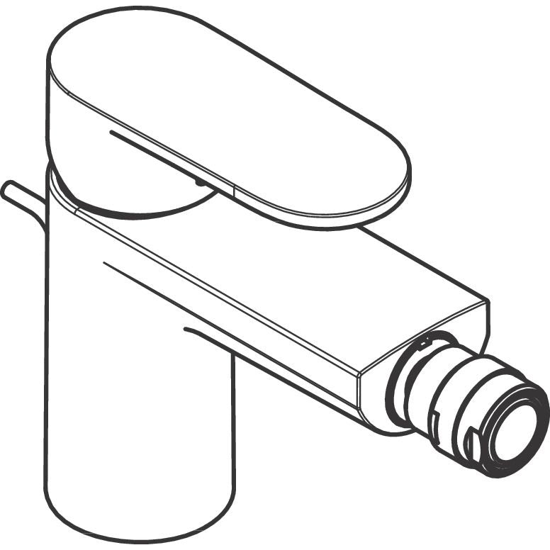 Hansgrohe - Bidetmischer VERNIS Blend mattschwarz
