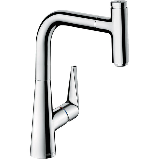 Hansgrohe - Spültischmischer TALIS Select S 220 chrom mit Ausziehauslauf