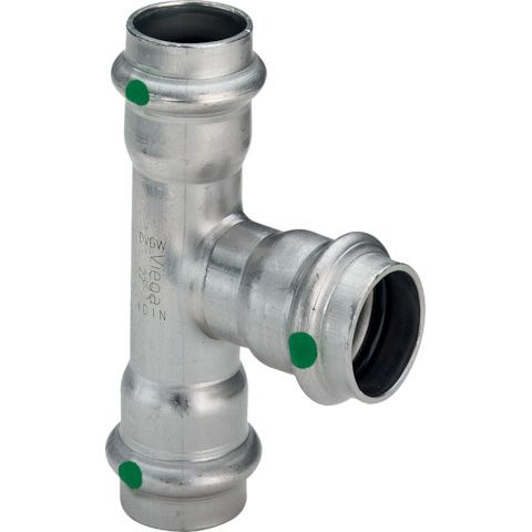 Viega - T-Stück SANPRESS Inox 2318 42mm Edelstahl