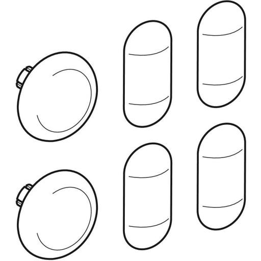 Geberit Vertriebs - Set Puffer für WC-Deckel Slim