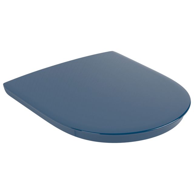 VILLEROY & BOCH - WC-Sitz ViCare 369x459x49mm Oval Blue AntiBac