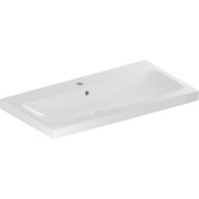 Geberit Vertriebs - iCon Light Waschtisch 90x48cm mit Hahnloch, mit Ül., weiß, KeraTect