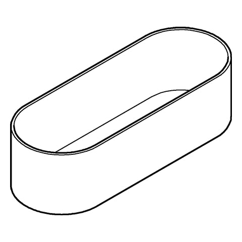 Grohe - Duschablage SELECTION 41037 für Halter 41035 weißglas