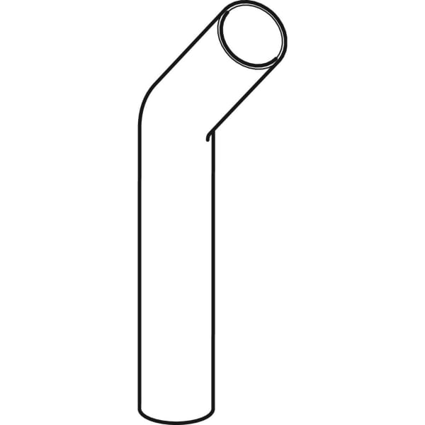 Geberit Vertriebs - Niro Passbogen 28mm 45 Grad, # 30875