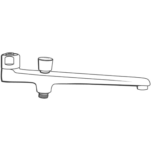 Grohe - Gussauslauf 13146 mit Umstellung chrom