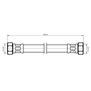 NEOPERL - NEOFLEX Panzerschlauch DN 8 IG x IG 3/8 X 3/8 100 CM