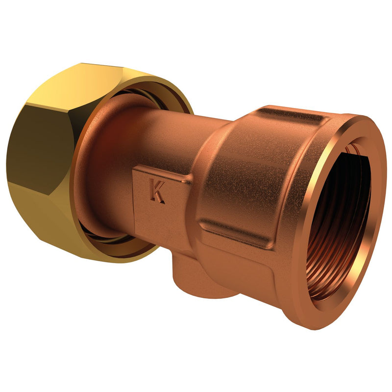 Gebr. Kemper - IG-Verschraubung Rg DN15 1/2 flachdichtend EPDM, o. Entl., # 47606015