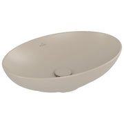 VILLEROY & BOCH - Aufsatzwaschbecken Loop&Friends 560x380mm Oval o. ÜL. Almond CeramicPlus