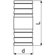 Schlösser Armaturen - Schl�sser SCHLAUCHVERBINDER MS MASSIV DN25 1