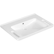 VILLEROY & BOCH - Waschbecken ViCare 800x550mm Rechteck m. ÜL. Weiß Alpin AntiBac CeramicPlus