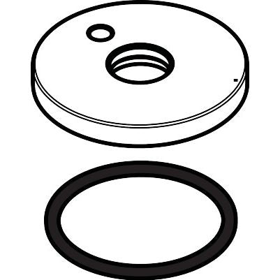 Hansgrohe - Rosette für Auslauf Metropol S 3-Loch Bidet-/WT-Armatur, 97505000 verchromt