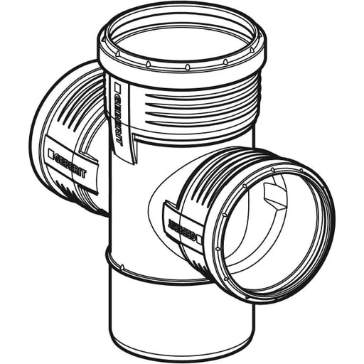 Geberit Vertriebs - Silent-PP Abzweig 87,5Gr zweifach d125/110 390665141