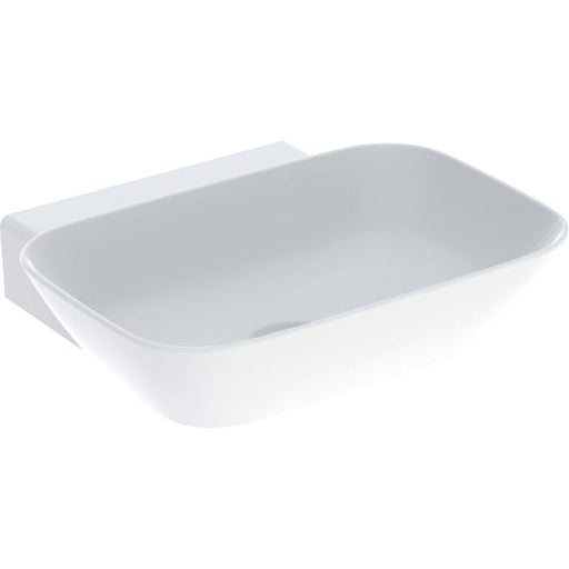 Geberit Vertriebs - ONE AS-WT, Schalenform, 50x42,5 cm Abg. verti., o. Hl., o. Ül., weiß, Tect