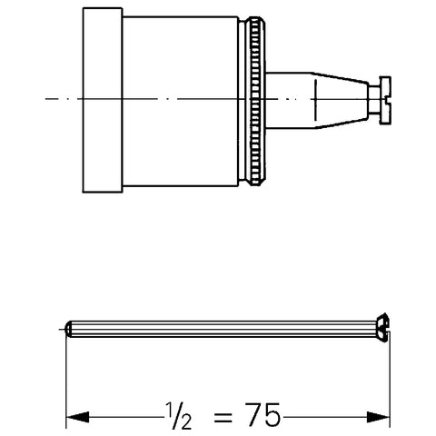 Grohe - Verlängerung f.Grohmix 1/2 6086000