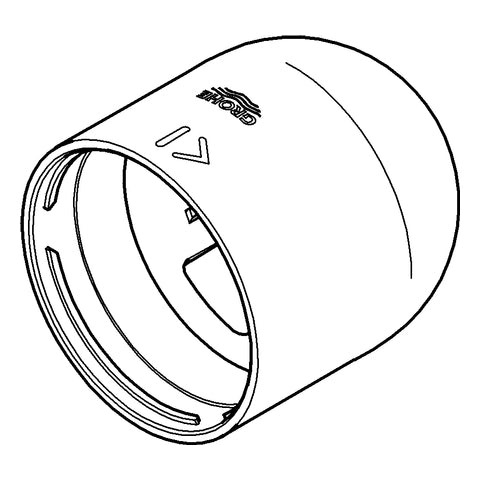 Grohe - Kappe 46655 edelstahl