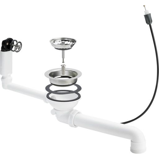 Viega - Ablaufventilset 7139.162 Kunststoff weiss