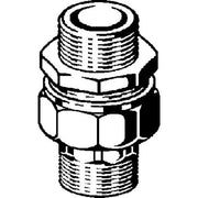Viega - Rohrverschraubung 3334 flachdichtend 3/8 AG x 3/8 AG Rotguss
