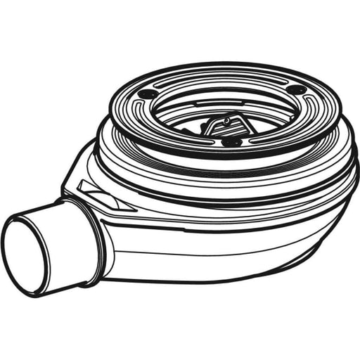 Geberit Vertriebs - Duschwannenablauf d90 Sperrwasserhöhe 30 mm d40 PP