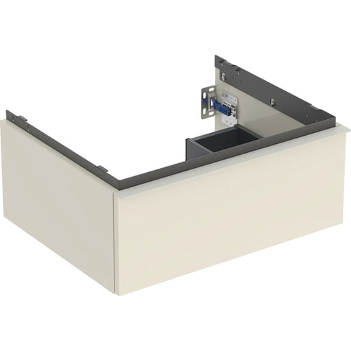 Geberit Vertriebs - iCon Unterschrank für WT, 1 Schubl. 59,2x24,7x47,6cm, sandgrau