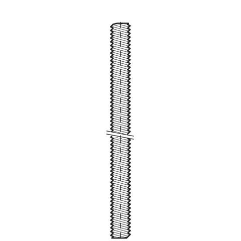 Walraven - Bis Edelstahl-Gewindestange M8, 1 Meter