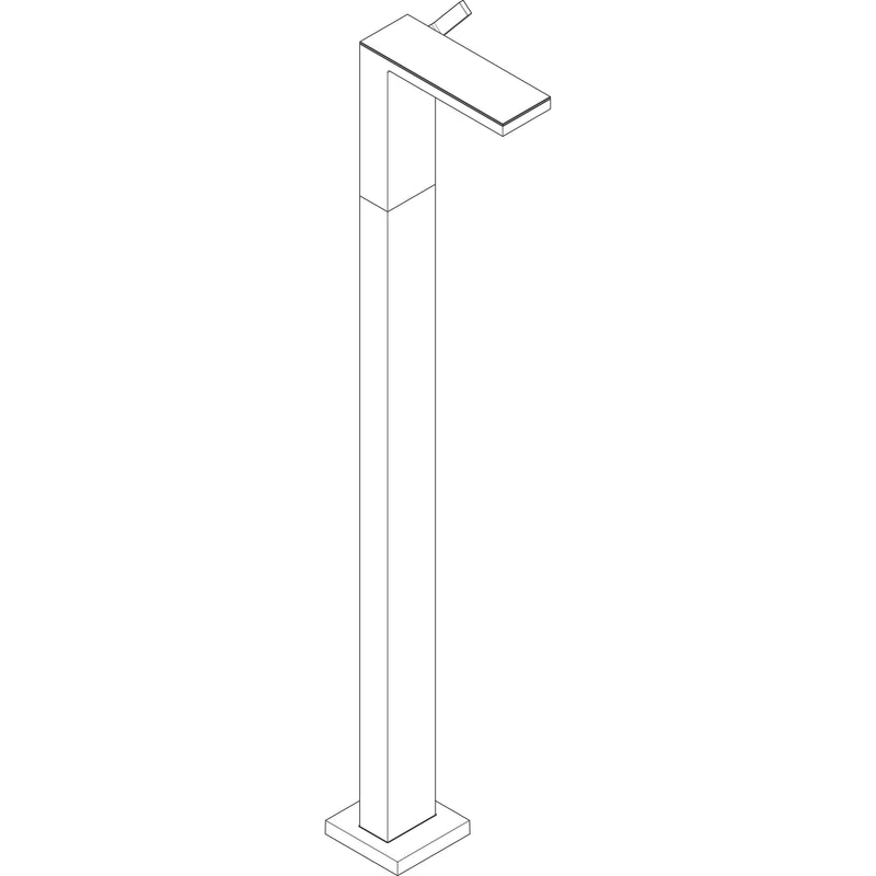 Hansgrohe - Waschtischmischer AXOR MyEdition zur Bodenmontage schwarz/chrom