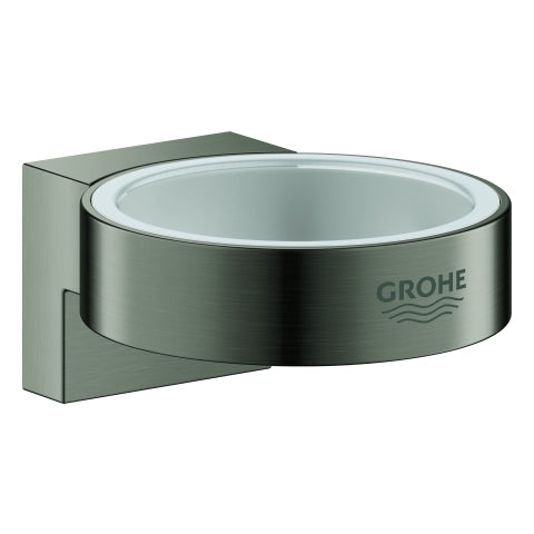 Grohe - Halter SELECTION 41027 für Glas/Seifenspender hard graphite geb