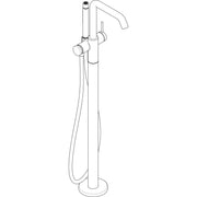 Hansgrohe - TECTURIS S Wannenmischer bodenstehend chrom