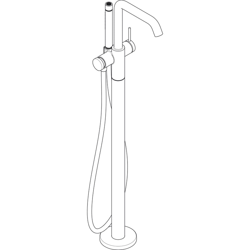 Hansgrohe - TECTURIS S Wannenmischer bodenstehend chrom