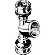 Viega - T-Stück RAXOFIX 5317 25mm x3/4 IG x 25mm Siliziumbronze