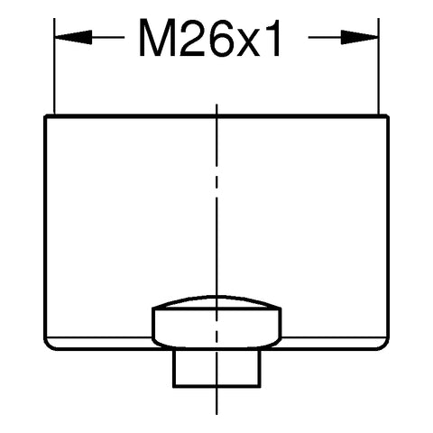 Grohe - Mousseur 48343 Innengewinde M 28 x 1 chrom