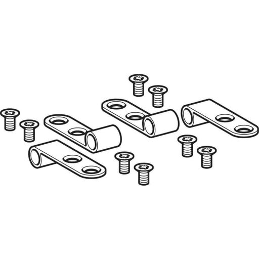 Geberit Vertriebs - Laschen 597120 chrom f. Sitz Mango/Cleo/Virto/Urinaldeckel Corso