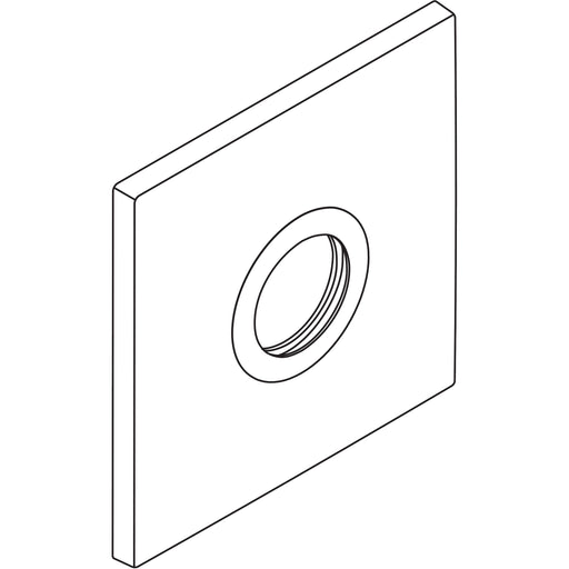 Hansgrohe - Citterio Vierkantrosette DUP 96749000 verchromt