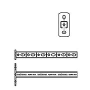 Walraven - Wandkonsole RapidRail 30x15mm ev L: 300 mm mit Schnittmarkierungen