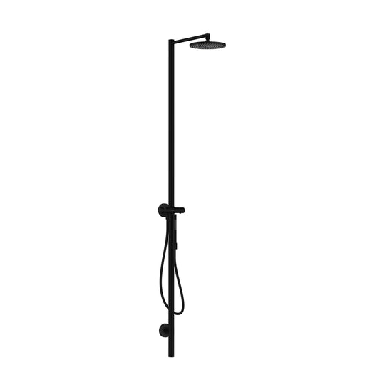 Hansgrohe - Duschsäule Axor Starck mit Thermostat und Kopfbrause 240 1jet mattschwarz