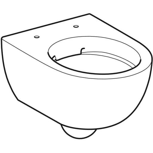 Geberit Vertriebs - WWC Tiefspüler RENOVA Compact Ausld. 49cm, weiß, KeraTect