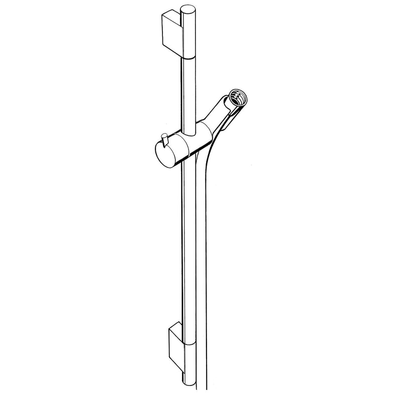 Hansgrohe - Brausenstange UNICA'S Puro 900mm mattschwarz