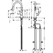 Hansgrohe - Spültischmischer 200 TALIS M51 Ausziehbrause 2jet sBox chrom