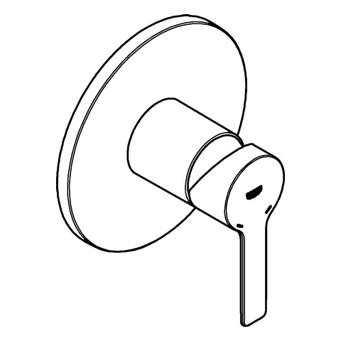 Grohe - EH-Brausebatterie LINEARE 24063 FMS für 35600 supersteel