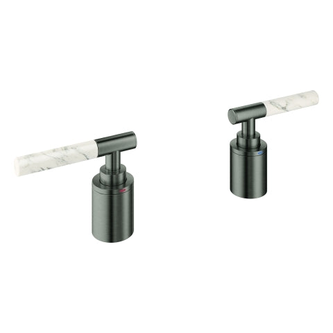Grohe - Hebelgriffe Atrio Private C. 48464 White Attica Caesarstone hard graph. gb