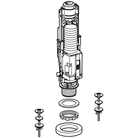 Grohe - Eco-Ablaufventil AV1 42297 Druckknopfbetätigung mit Eco-Taste