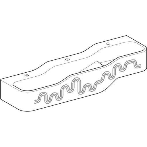 Geberit Vertriebs - Bambini Spiel/Waschlandschaft B:140cm 3 Waschpl., tieferes B li, 3 Hl., blau